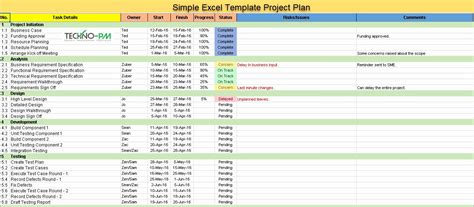 Engineering Project Plan Template
