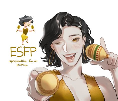 Mbti Fanart Of Esfp Infp Best Friend Gifs Mbti Character Myers My Xxx