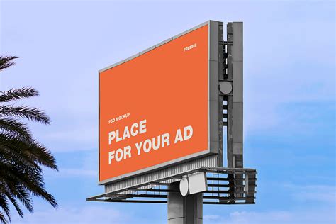 outdoor advertising billboard mockup   mockups