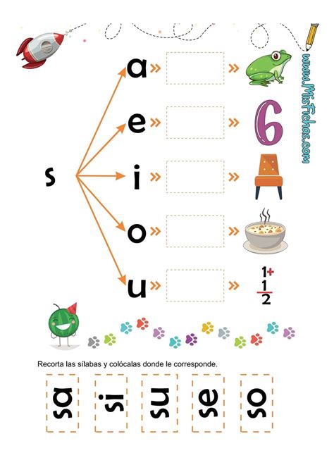 Actividades De Sílabas Sa Se Si So Su Para Preescolar Quotes Trending