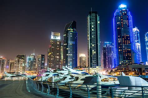 United Arab Emirates Skyscrapers Dubai Wallpaper Architecture