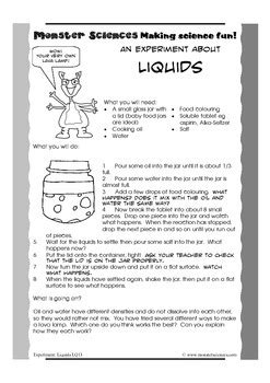 science experiment  liquids   lava lamp  monster sciences