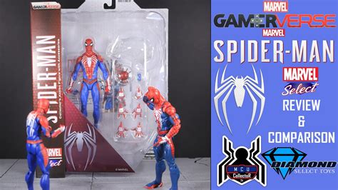 Marvel Select Gamerverse Spider Man Ps4 Advanced Suit Figure Review