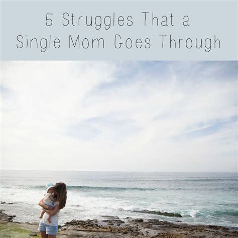 5 Struggles That a Single Mom Goes Through - A Nation of Moms