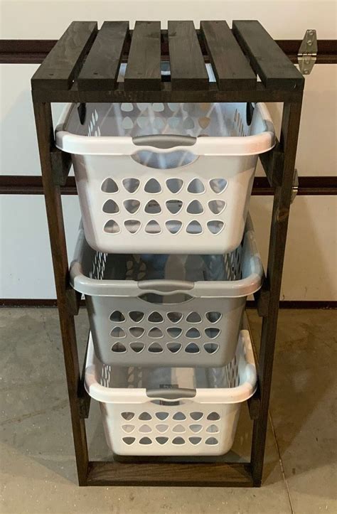 Wooden Laundry Basket Holder Etsy In 2023 Wooden Laundry Basket