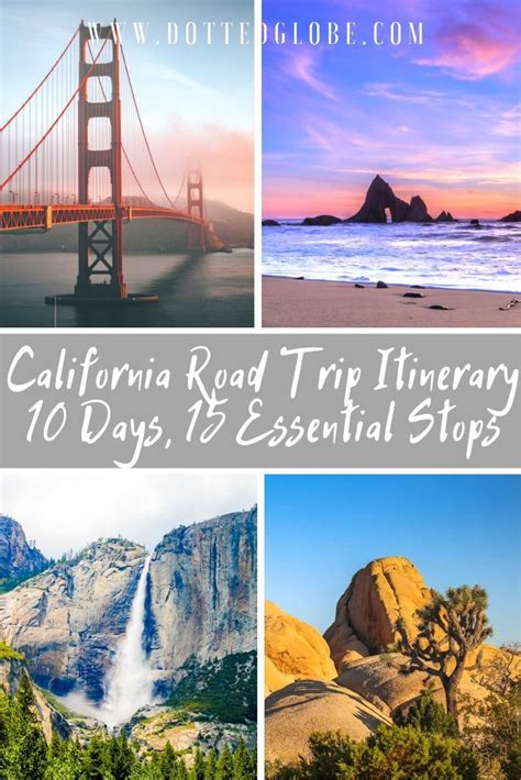 10 Days California Road Trip Itinerary From The Pacific To The