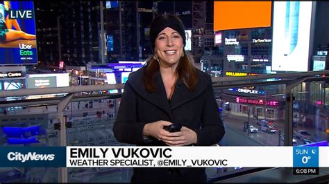 Welcome Emily Vukovic To Citytv First Full Weather Report With Citytv