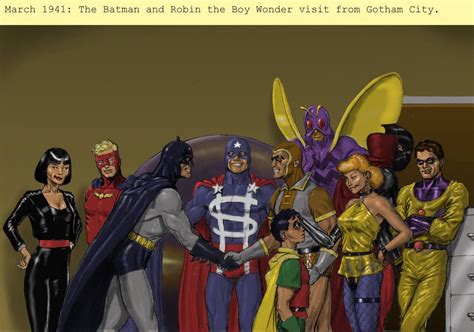 TLIID Batman Years Meets The Minutemen By Nick Perks Arte Dc Comics Marvel Comics The