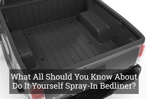 Instead of using a sprayer, pour the liner repair product into a paint tray. Do It Yourself Spray On Truck Bed Liner - GeloManias