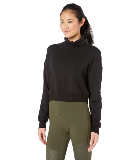 Lyst Beyond Yoga All Time Cropped Pullover Black Womens Clothing