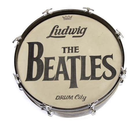 BEATLES BASS DRUM HEAD FROM MADAME TUSSAUDS Current Price