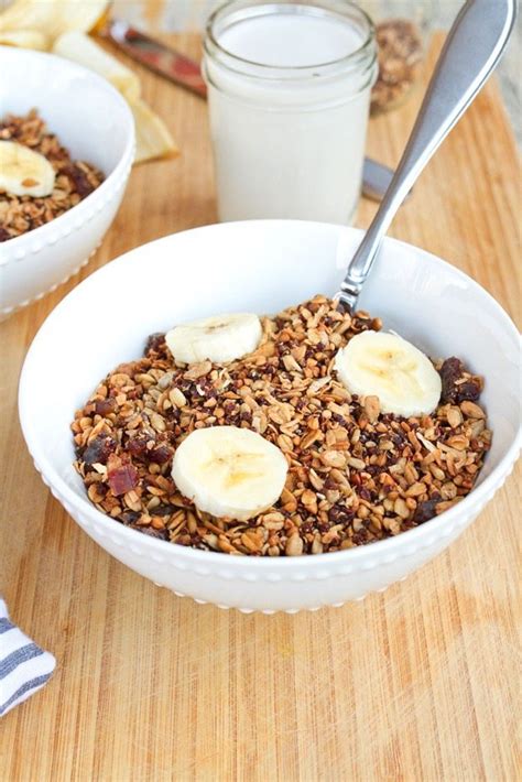 Our delicious organic creamy buckwheat hot cereal is freshly milled from raw buckwheat groats. 25 best Clean Eating Granola Recipes - easy make ahead ...