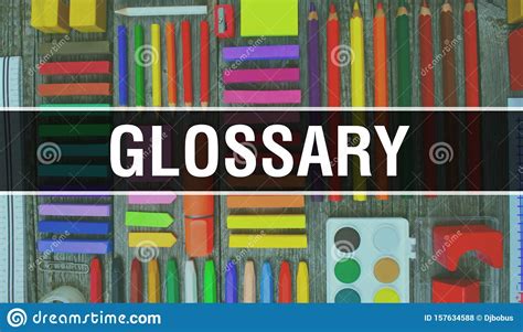 Glossary Text With Back To School Wallpaper Glossary And School