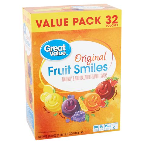 Great Value Original Fruit Smiles 288 Oz Ad Fruit Sponsored