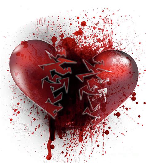 Broken Heart of Love - 1 Digital Art by Prar K Arts - Pixels