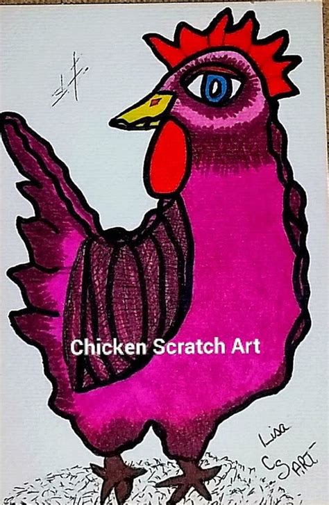 Pin On Chicken Scratch Art For Sale
