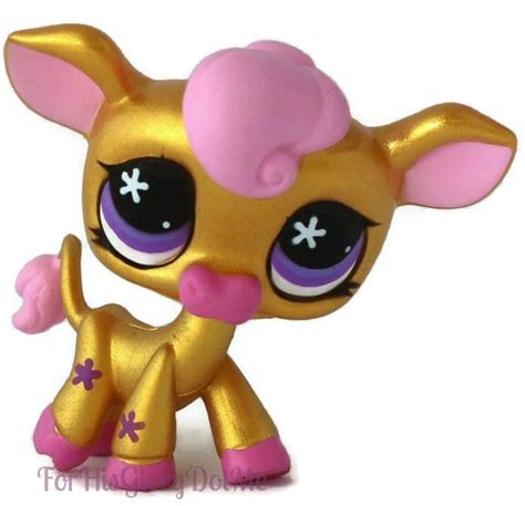 Littlest Pet Shop Gold Sparkle New Year Chinese Cow Ox Golden Special