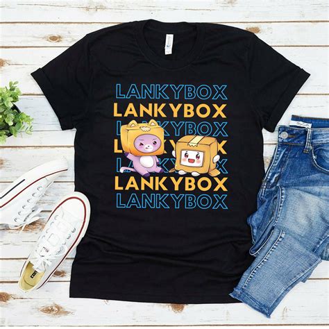 Lanky Box T Shirt Kids Boys Girls Present Tee Top Funny Etsy