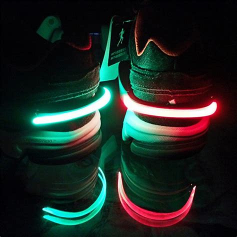 Outdoor Safety Shoe Clip Bicycle Alarm Lights Running Walking Cycling