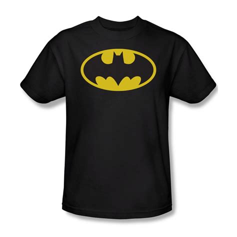 Batman Classic Batman Logo Adult T Shirt In Black