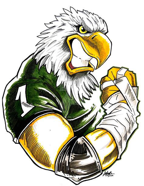 Eagle Mascot Drawing At Getdrawings Free Download
