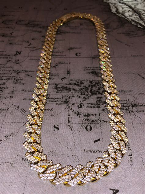 With over 887 reviews with images from customers, you can find the perfect 18k gold filled cuban link chain instantly. Men's 12MM Miami Cuban link chain 14k gold filled created 1000 diamonds Cz 22 inches very icy it ...