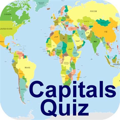 Countries And Capitals World Trivia Quiz Amazonfr Appstore Pour Android