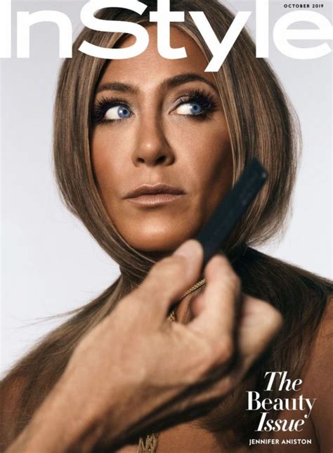 Jennifer Aniston Shows Beauty Looks For Instyle Magazine October 2019