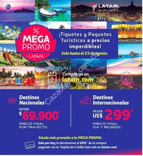 Mega Promo Latam 2018 Vuelos Nacionales Desde 69900 E