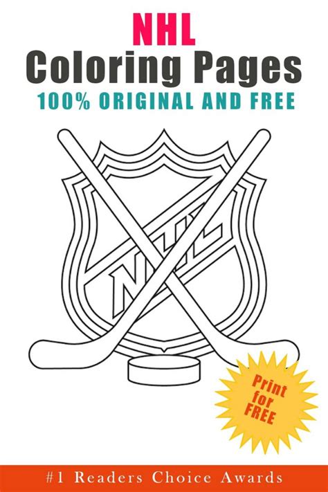 NHL Coloring Pages 100 Free Printables