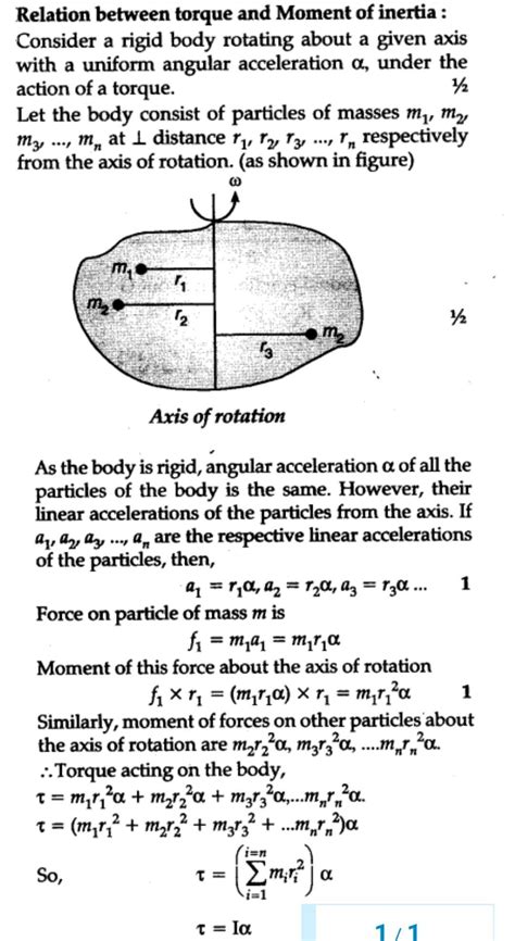 What Is The Relation Between Torque And Moment Of Inertia