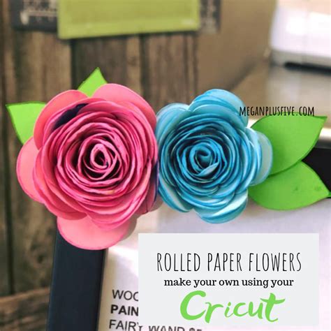 Make sure to watch the quick video to see exactly how i rolled the cricut flowers. Rolled Paper Flowers, how to make your own using your ...