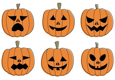 Halloween Pumpkin Faces Images - Halloween Art (Page #5 of 278) | Fine