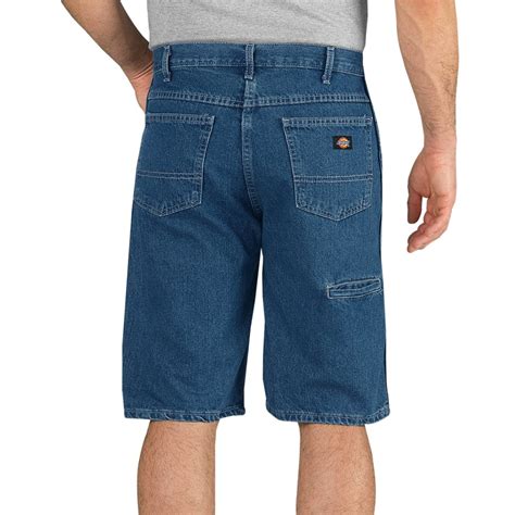 dickies men s regular fit denim shorts