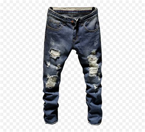 Black Ripped Jeans Png Men Similar With Jeans Button Png Emojijens