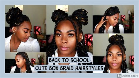 How To Style Box Braids For School