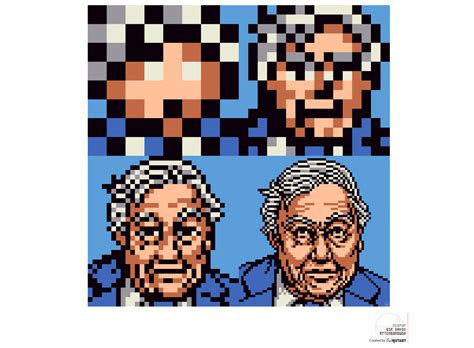 NeoPop Sir David Attenborough by Bad Mutant on Dribbble