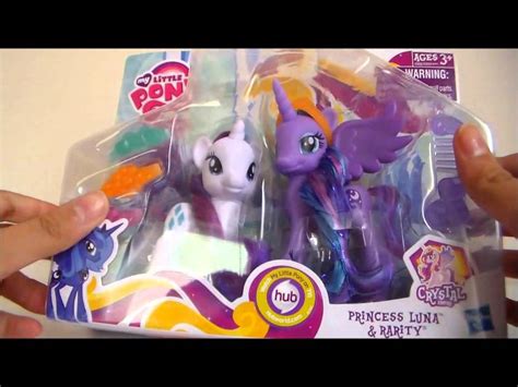 Mlp Princess Luna And Rarity Set Youtube