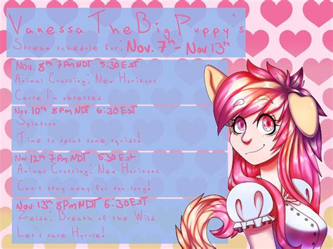 🌸streaming Schedule Updates🌸 Wiki Twitch New Streamers Amino