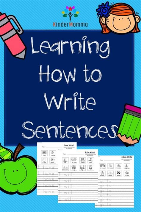 Learn To Write Sentences Worksheets Learning To