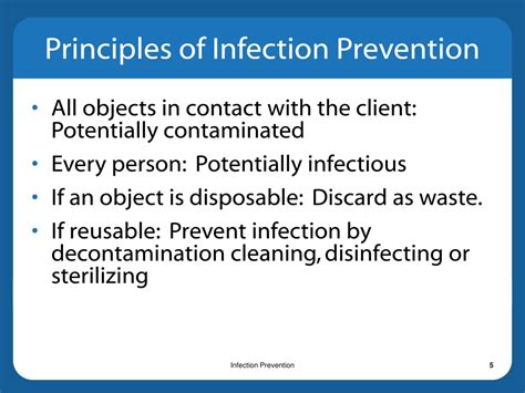 Ppt Infection Prevention Powerpoint Presentation Free Download Id