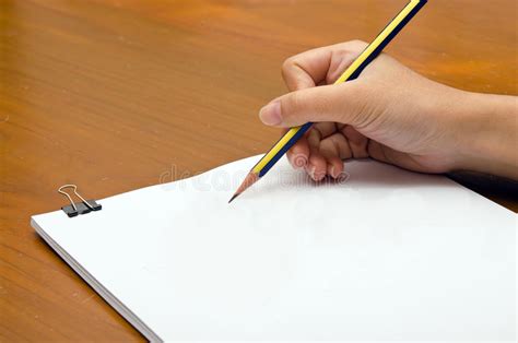 Human Hand Writes Piles Paper Stock Photos Free And Royalty Free Stock