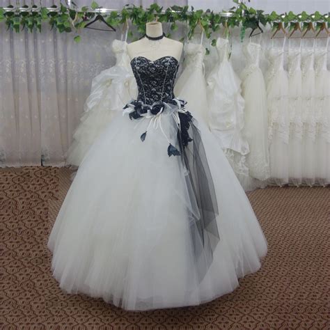 Black And White Gothic Wedding Dresses Top 10 Black And White Gothic
