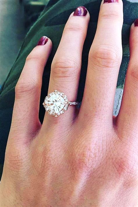 Rose Gold Engagement Rings That Melt Your Heart Gorgeous Wedding