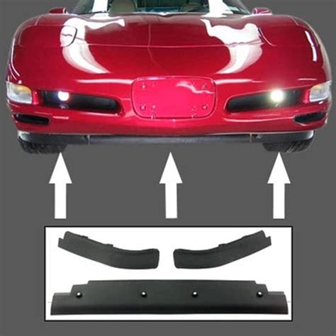 Corvette Front Spoiler Replacement 3 Pc Set 1997 2004 C5 And Z06 On