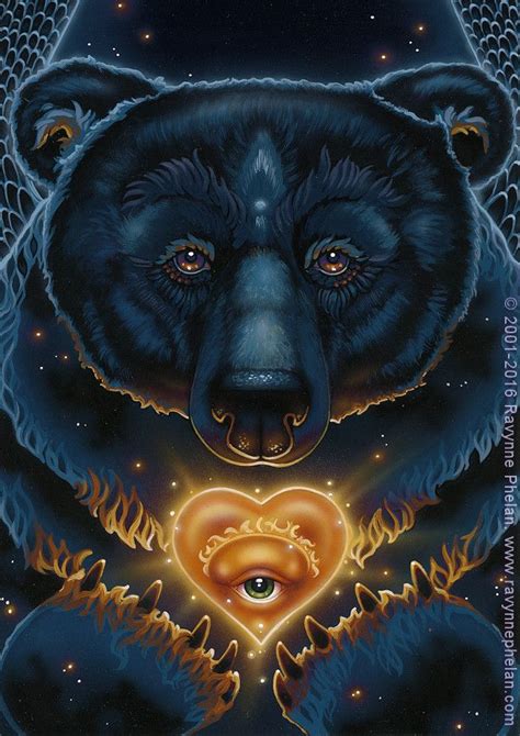 Look Within Bear Art Fantasy Art Bear Totem