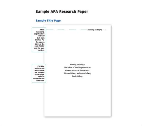 8 Research Paper Outline Templates Free Sample Example