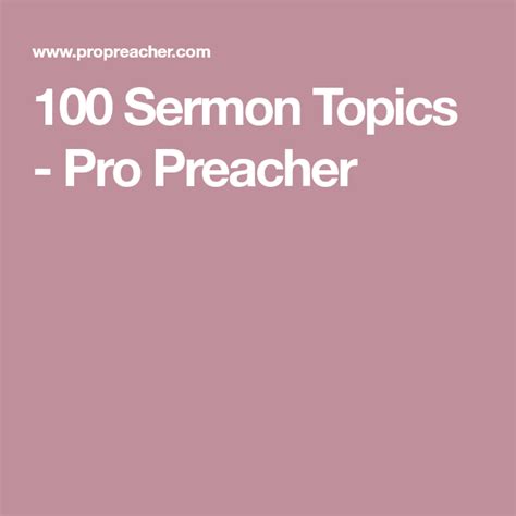 100 Sermon Topics In 2021 Sermon Bible Study Notebook Topics