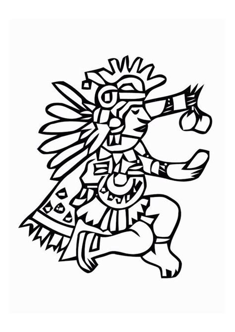 Dibujo Para Colorear Aztecas Aztec Symbols Mayan Symbols Free Printable Coloring Pages Free