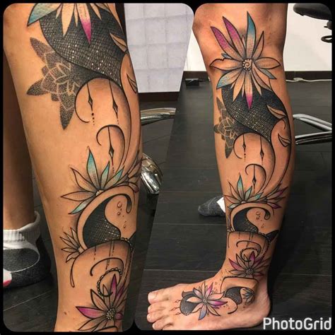 Half Leg Sleeve Tattoo Best Tattoo Ideas Gallery